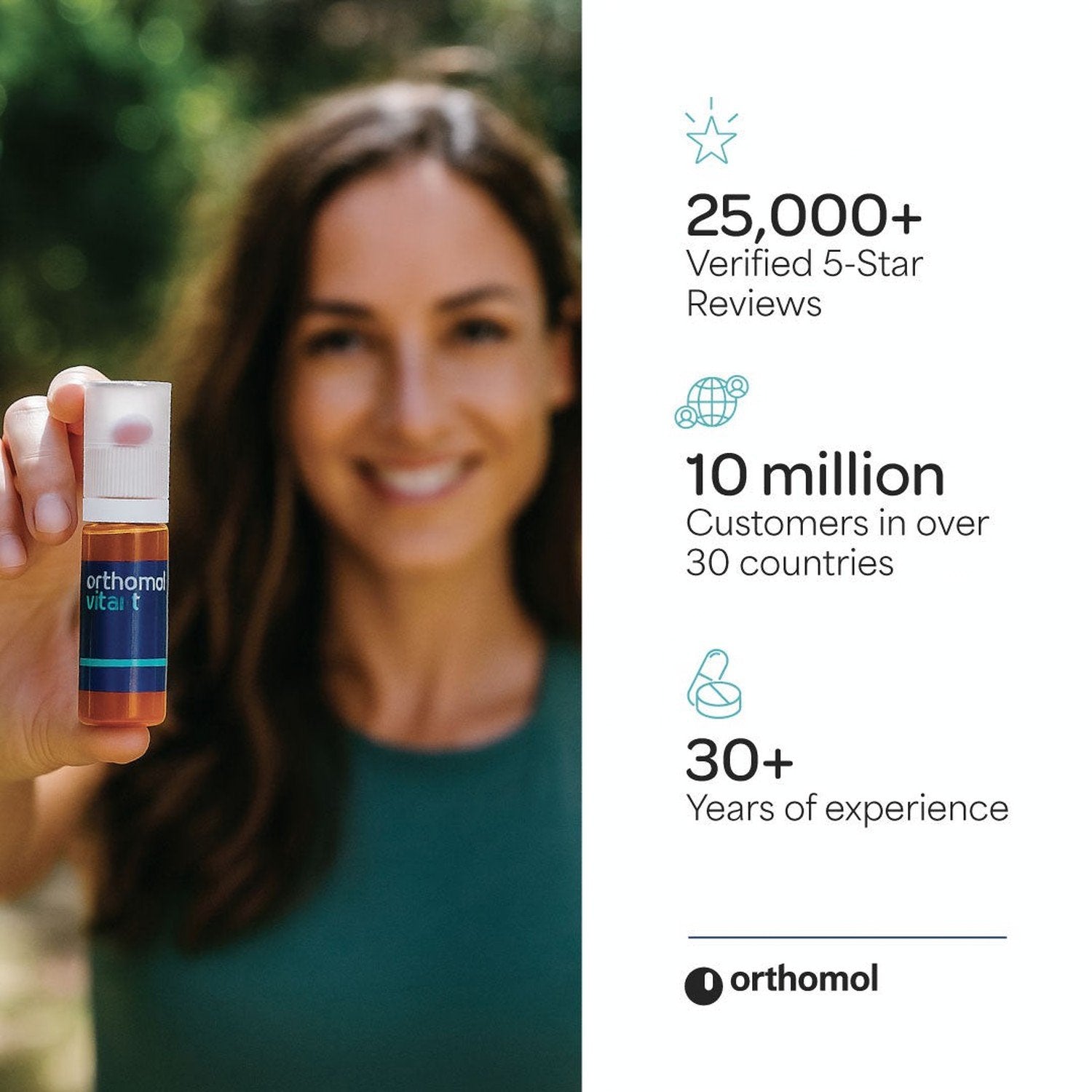 Orthomol Vital F — Women’s Daily Energy & Vitality Support with Magnesium, B Vitamins & Omega-3 | Liquid Vials | 7-Day Supply