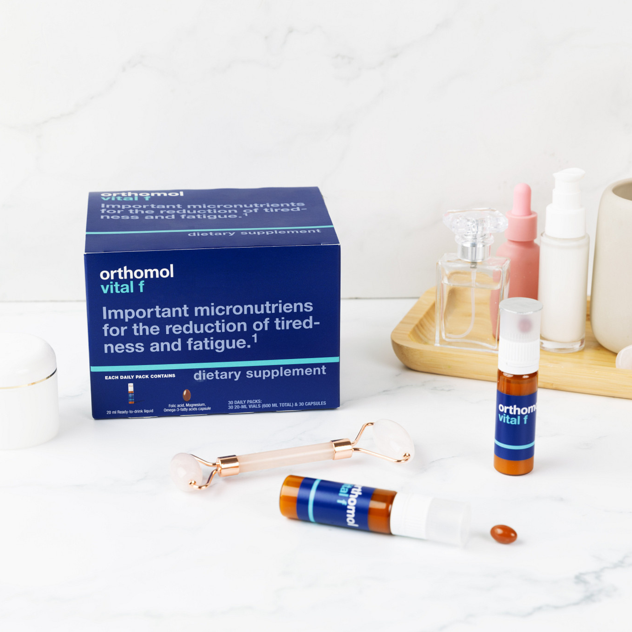 Orthomol Immun + Vital F — Immune & Energy Support Bundle for Women | Liquid Vials | 30-Day Supply