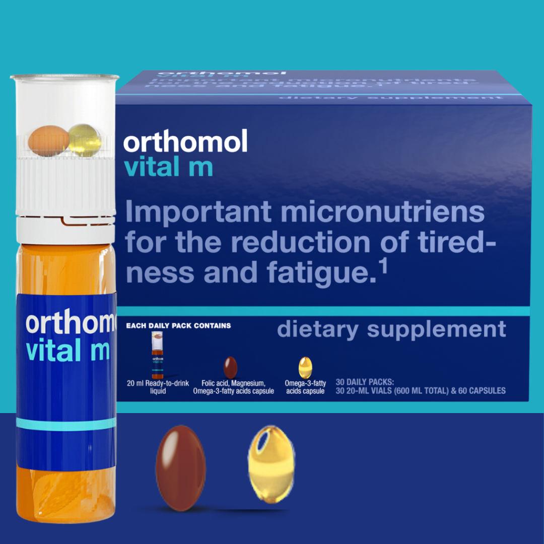 Orthomol vital m energy supplements for men