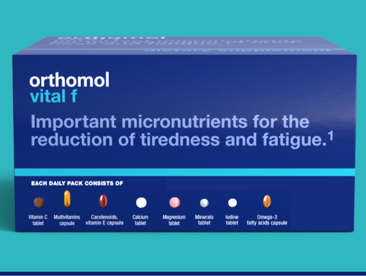 Orthomol Vital M Tablet & Capsule Packets for Men, 30-Day Vitamin Supplement – Daily Energy, Fatigue Reduction & Vitality Support with Vitamins A, B, C, D, E, K, Omega-3 & Iodine