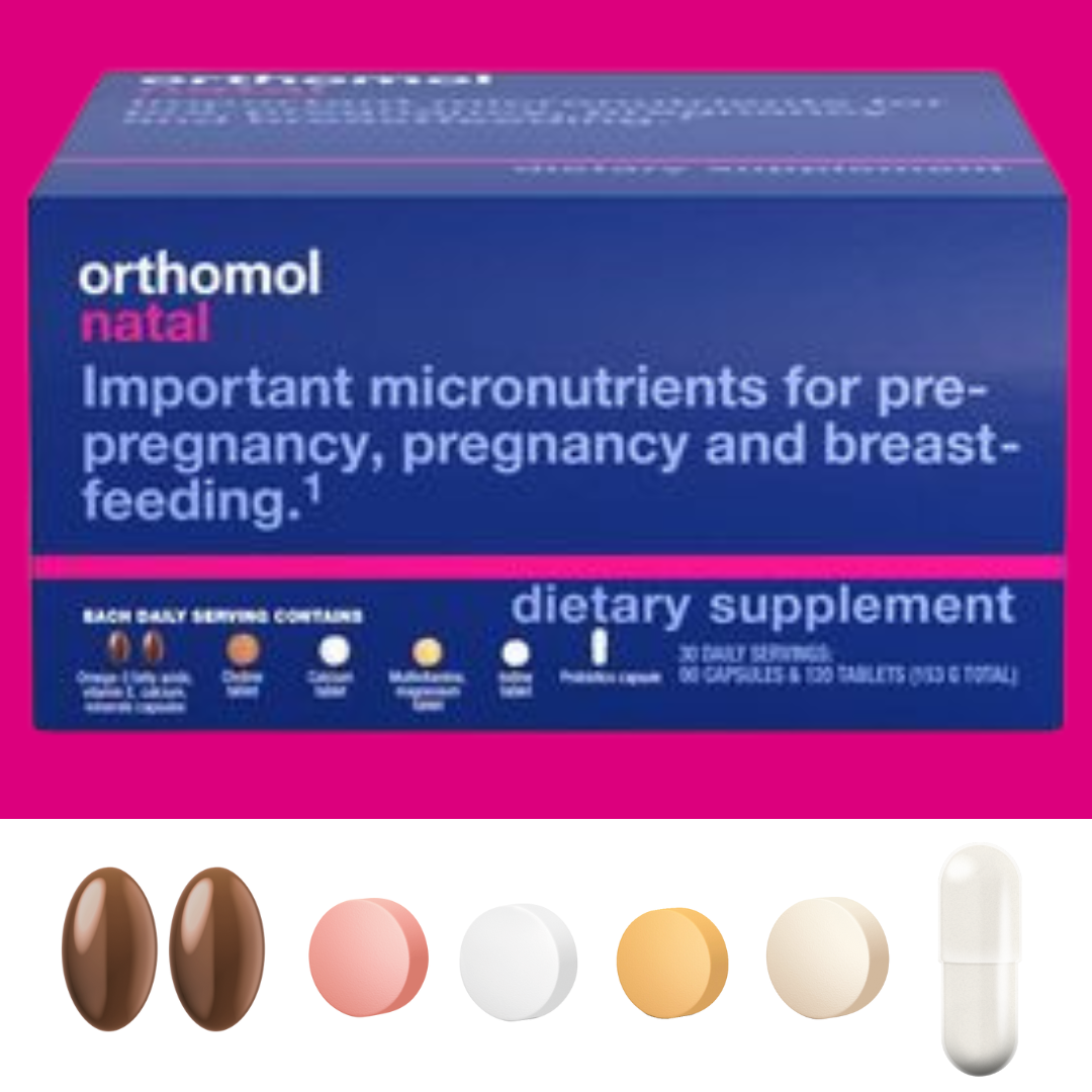 Orthomol Natal – Tablet & Capsule Packs | 30-Day Premium Prenatal & Postnatal Supplement with DHA, Folic Acid & Essential Daily Micronutrients