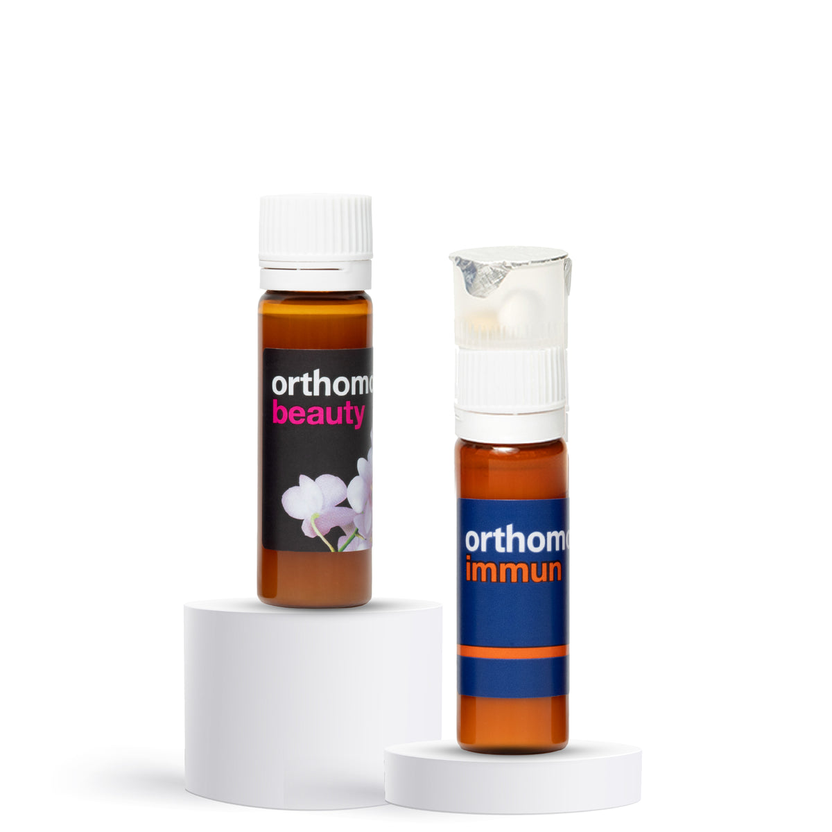 Orthomol Beauty + Immun — Daily Glow & Immune Support Bundle | Liquid Vials | 30-Day Supply