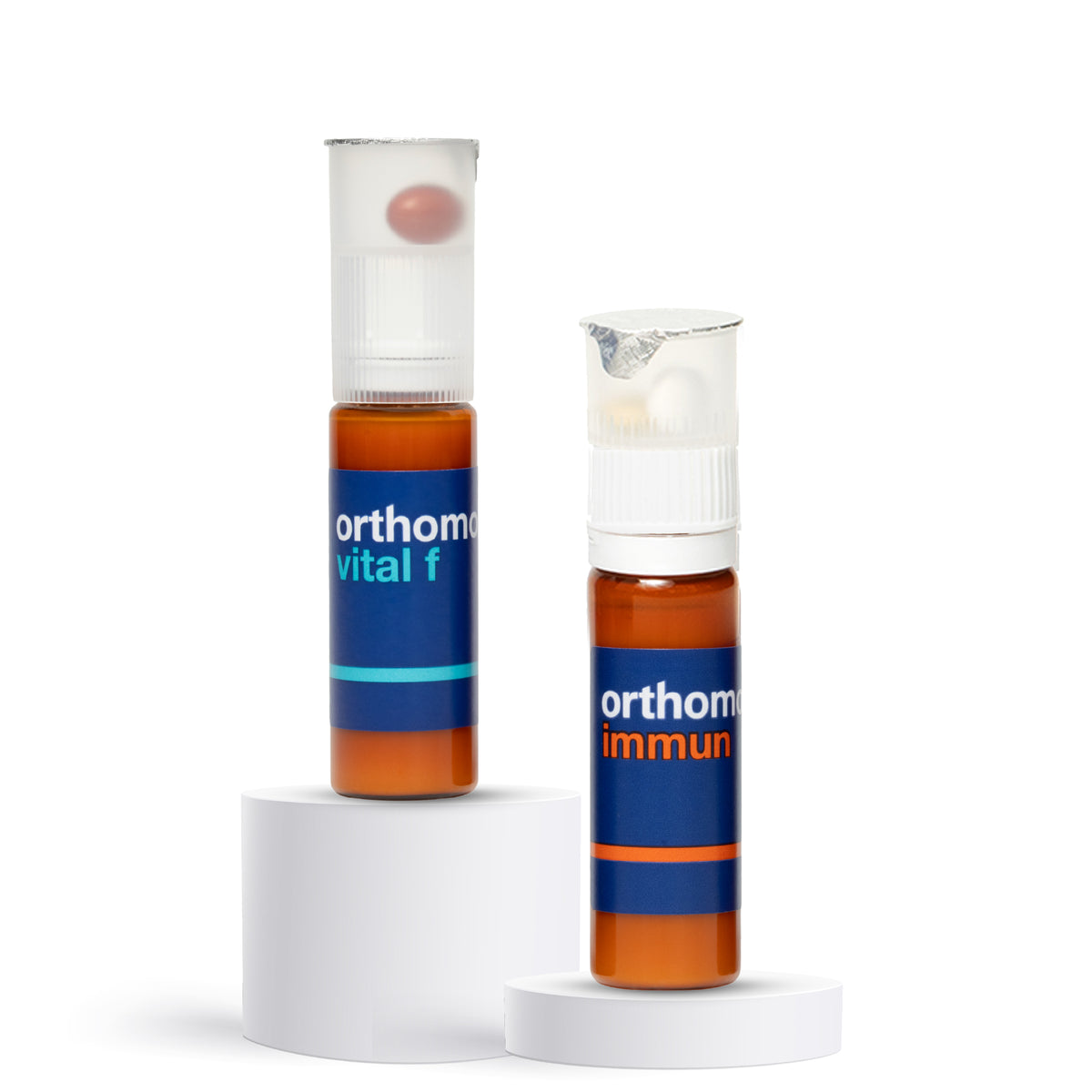 Orthomol Immun + Vital F — Immune & Energy Support Bundle for Women | Liquid Vials | 30-Day Supply