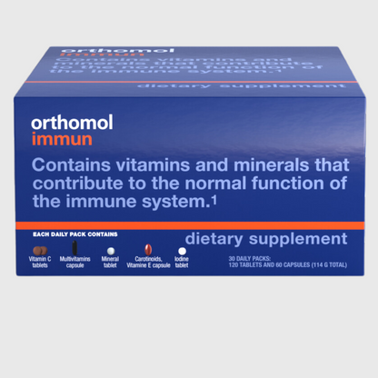 Orthomol Immun – Tablet & Capsule Packs | 30-Day Supply, Immune Support Supplement with Vitamins A-E, Zinc & Selenium