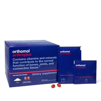 Orthomol Arthroplus, 30-Day Supply, Bone & Joint Health Supplement, Collagen Hydrolysate, Glucosamine Sulfate, Chondroitin Sulfate