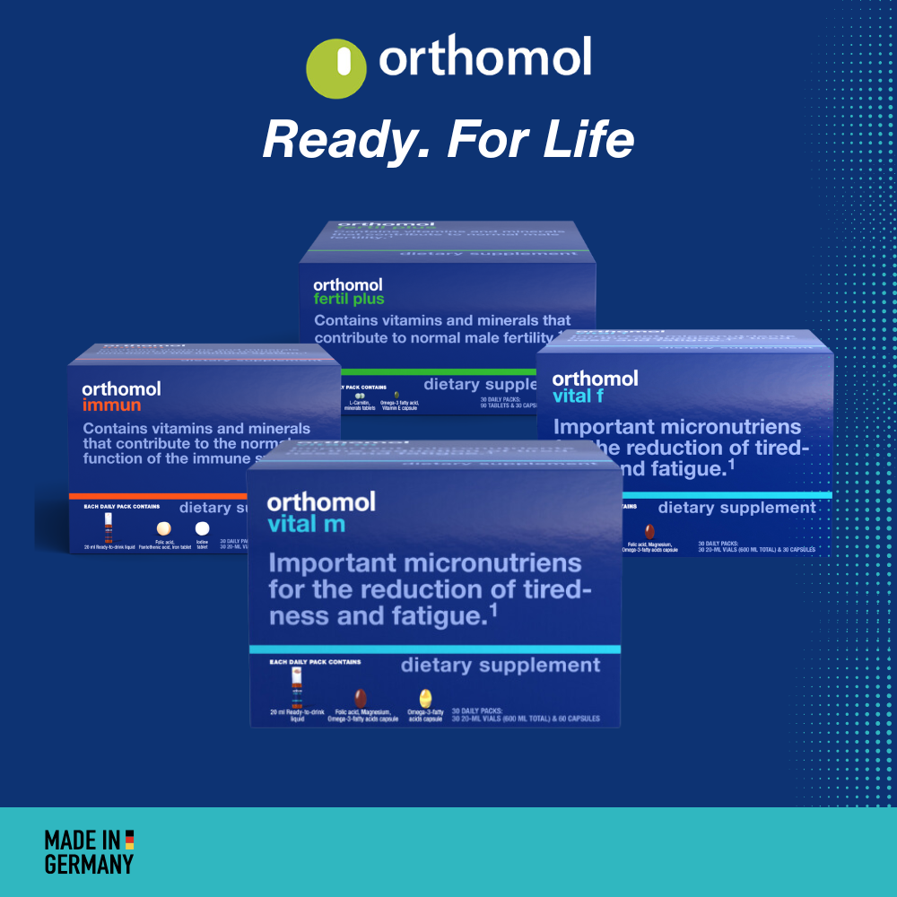 Orthomol Vital M Liquid Vial for Men, 30-Day Vitamin Supplement – Daily Energy, Fatigue Reduction & Vitality Support with Vitamins A, B, C, D, E, K, Omega-3 & Iodine