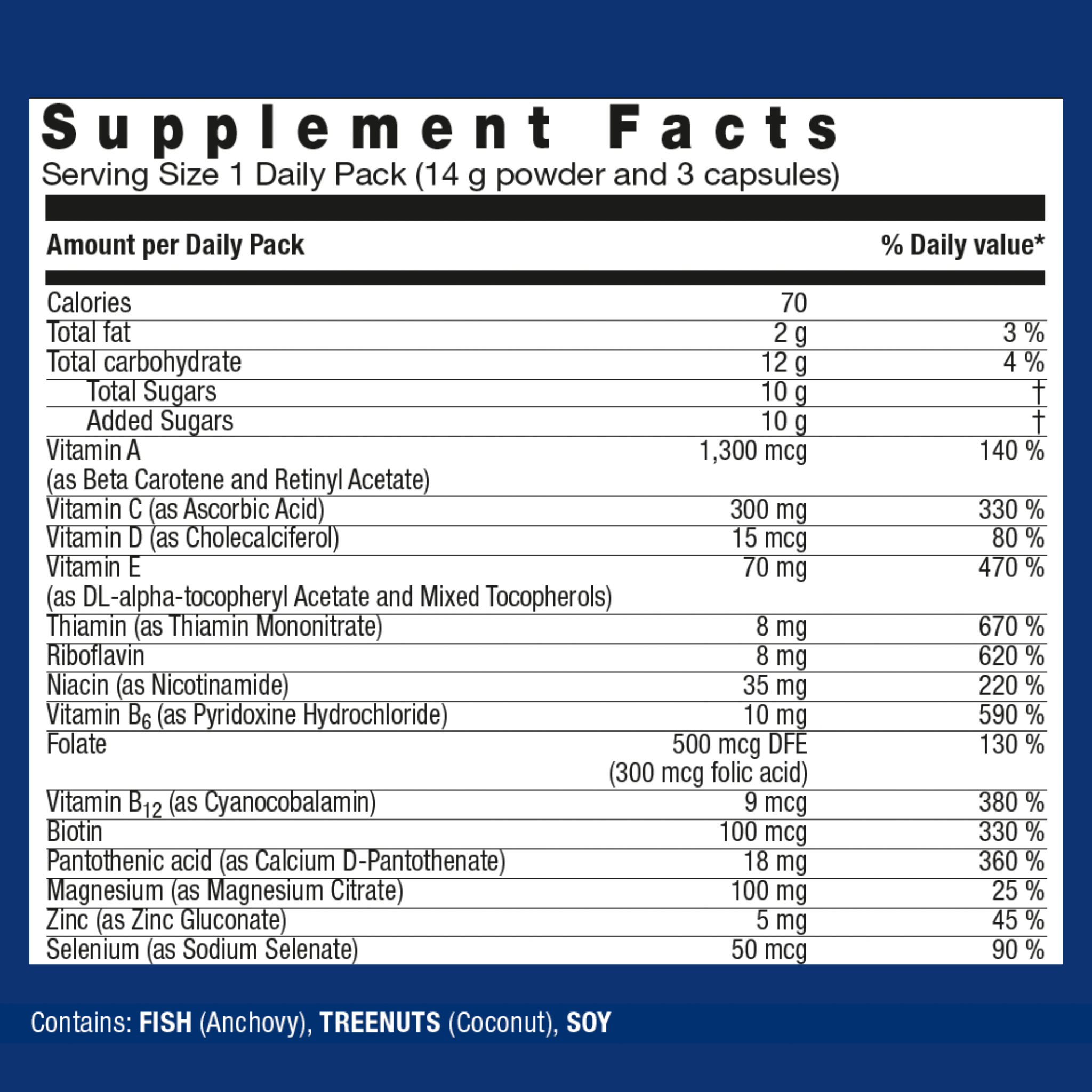 Orthomol Mental, 30-Day Supply, Premium Cognitive Support Supplement with Essential Brain Nutrients for Enhanced Focus & Energy