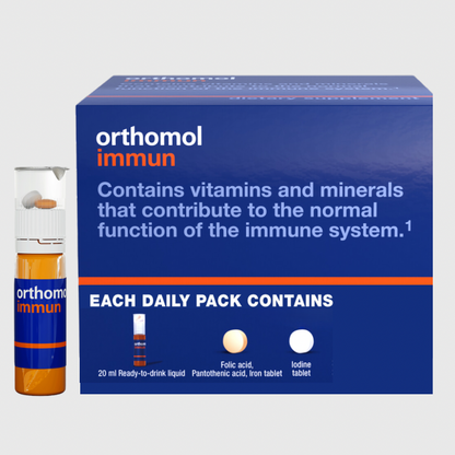 Orthomol Immun Liquid Vials | 30-Day Supply of Premium Immune Support Supplement with Essential Micronutrients, Vitamins A-E, Zinc & Selenium