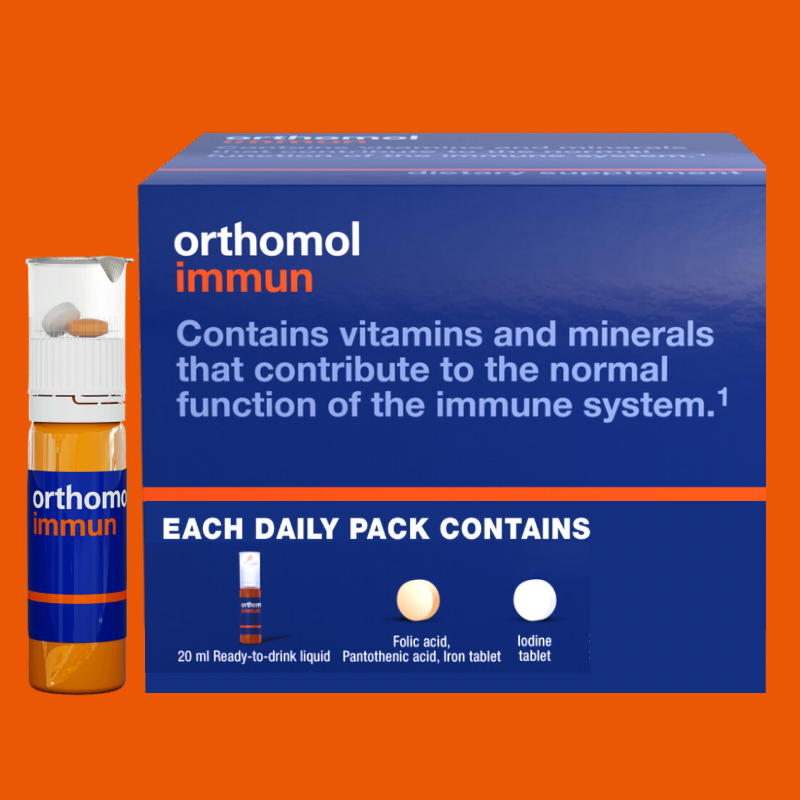 Orthomol Immun Liquid Vials | 30-Day Supply of Premium Immune Support Supplement with Essential Micronutrients, Vitamins A-E, Zinc & Selenium