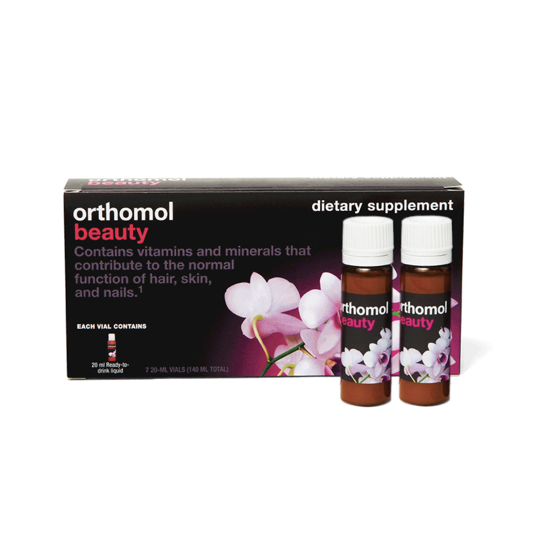 Orthomol Beauty, Women's Beauty Supplement, 7-Day Supply, Supports Hair, Skin, and Nail Health, Collagen Supplement with Coenzyme Q10