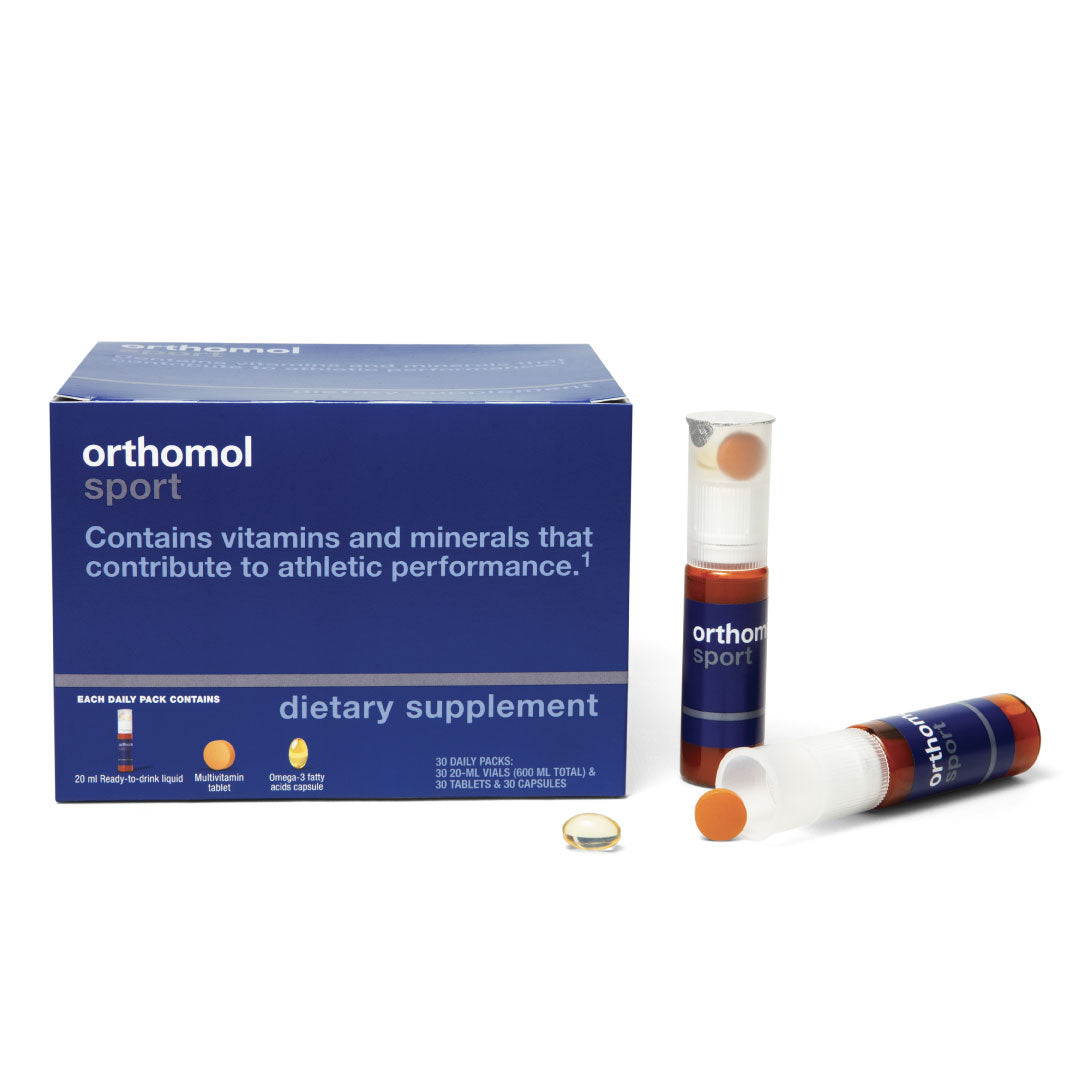 Orthomol Sport – 30-Day Supply | Advanced Sports Nutrition with Essential Vitamins, Minerals, Omega-3, Coenzyme Q10 & L-Carnitine for Performance, Endurance & Recovery