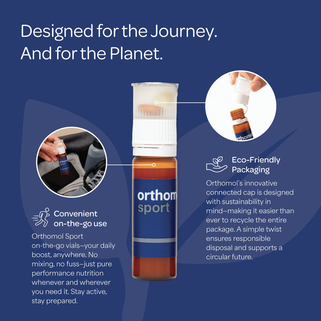 Orthomol Sport – 7-Day Supply | Advanced Sports Nutrition with Essential Vitamins, Minerals, Omega-3, Coenzyme Q10 & L-Carnitine for Performance, Endurance & Recovery