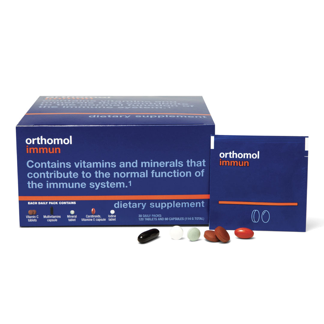 Orthomol Immun – Tablet & Capsule Packs | 30-Day Supply, Immune Support Supplement with Vitamins A-E, Zinc & Selenium