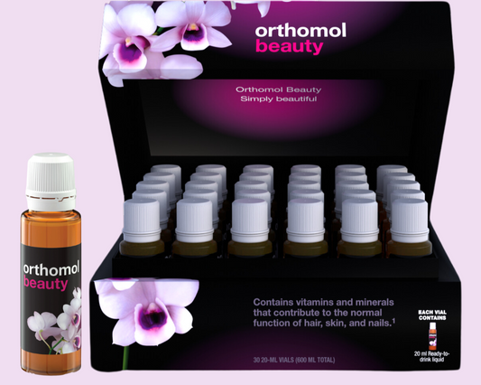 Orthomol Beauty, Women's Beauty Supplement, 30-Day Supply, Supports Hair, Skin, and Nail Health, Collagen Supplement with Coenzyme Q10