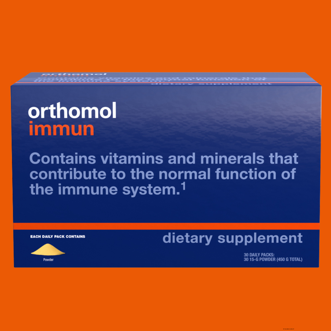 Orthomol Immun Powder - Daily Immune Support Supplement with Vitamins A, B,  C, D, E and Zinc & Selenium - 30-Day Supply, Premium Formula for Enhanced  ...