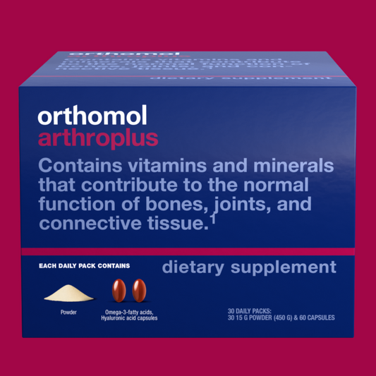 Orthomol Arthroplus, 30-Day Supply, Bone & Joint Health Supplement, Collagen Hydrolysate, Glucosamine Sulfate, Chondroitin Sulfate