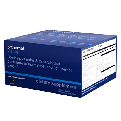 Orthomol Vision, 30-Day Supply, Comprehensive Eye Health Supplement with Micronutrients to Support Vision & Eye Wellness