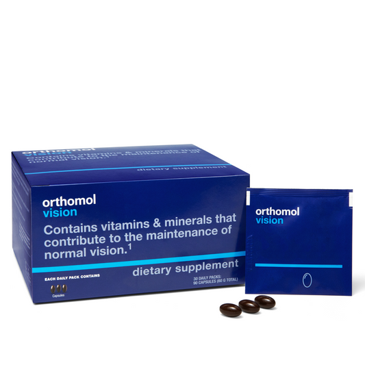 Orthomol Vision, 30-Day Supply, Comprehensive Eye Health Supplement with Micronutrients to Support Vision & Eye Wellness