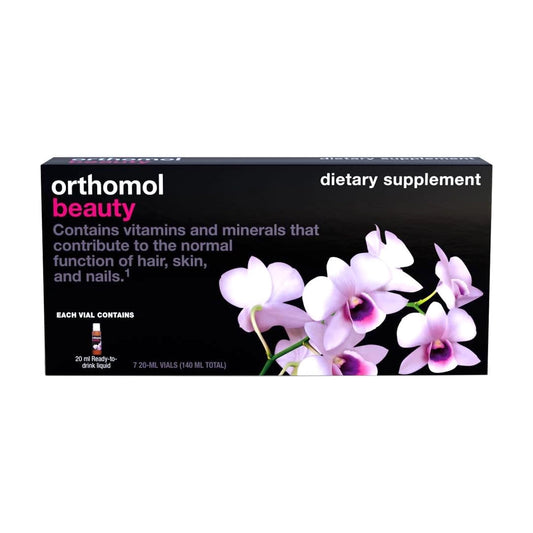 Orthomol Beauty, Women's Beauty Supplement, 7-Day Supply, Supports Hair, Skin, and Nail Health, Collagen Supplement with Coenzyme Q10