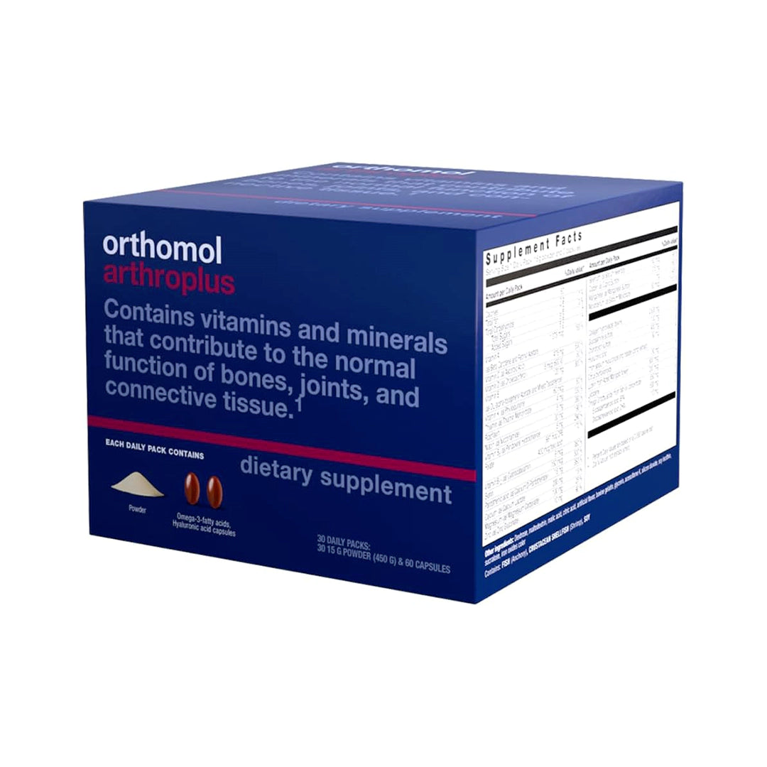 Orthomol Arthroplus, 30-Day Supply, Bone & Joint Health Supplement, Collagen Hydrolysate, Glucosamine Sulfate, Chondroitin Sulfate