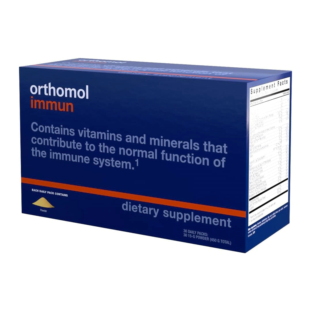 Orthomol Immun Powder, Immune Support Supplement, 30-Day Supply