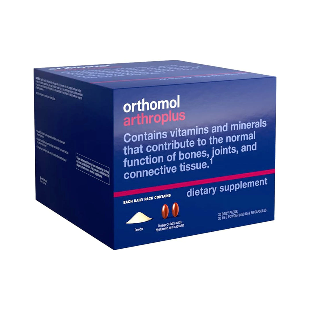 Orthomol Arthroplus, 30-Day Supply, Bone & Joint Health Supplement, Collagen Hydrolysate, Glucosamine Sulfate, Chondroitin Sulfate