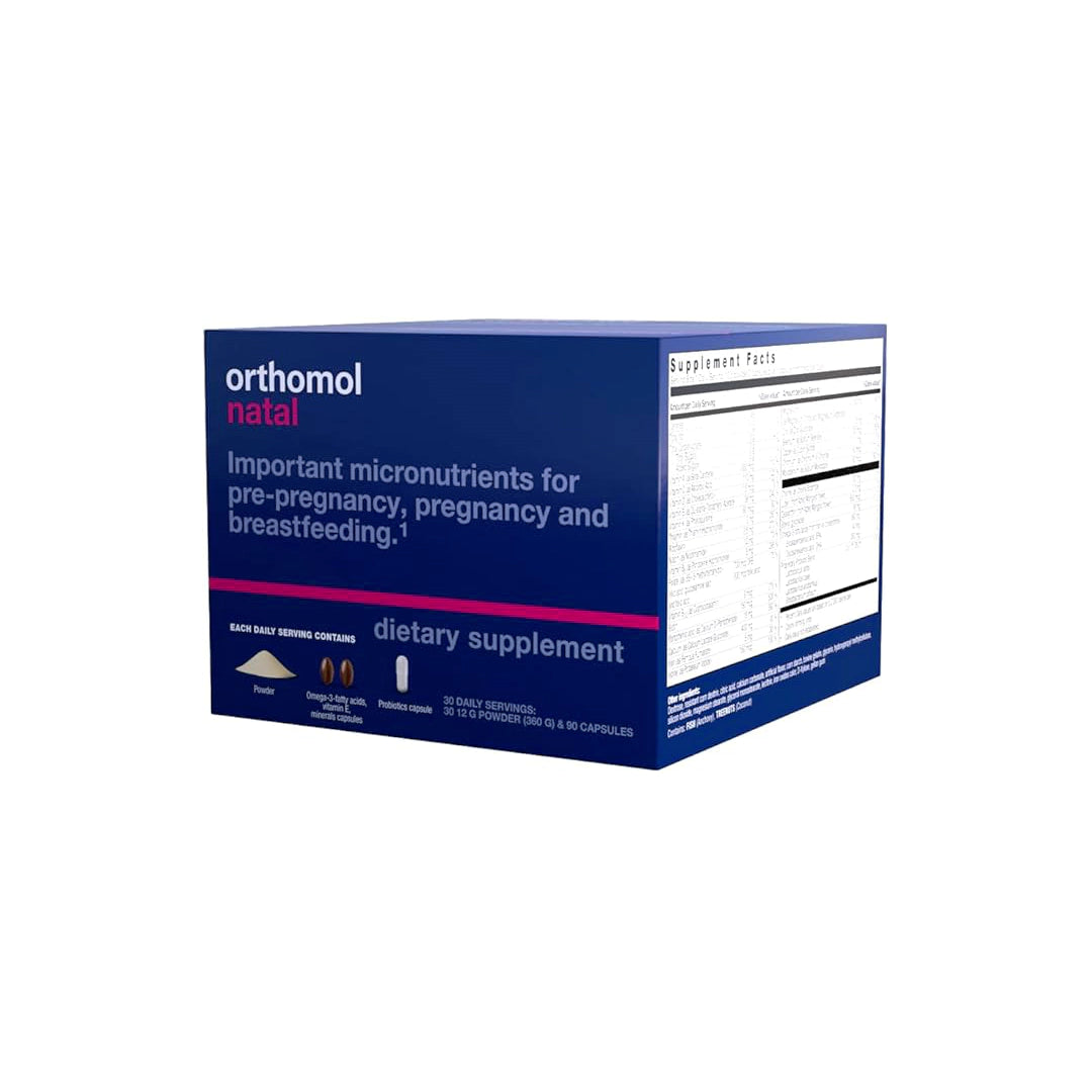 Orthomol Natal, Prenatal Nutritional Support for Fertility, Pregnancy and Lactation, Comprehensive Vitamins, Minerals & Essential Nutrients, 30-Day Supply